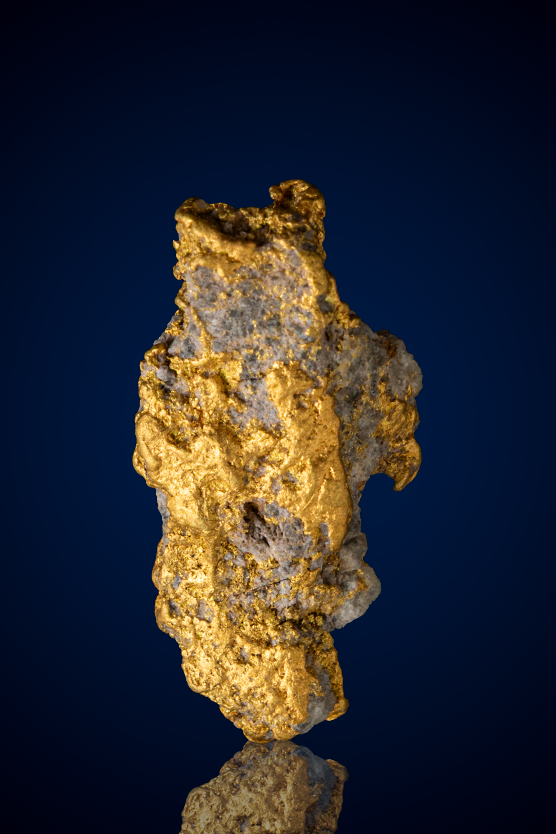 Buttery, Magnificent Natural Gold Nugget with Quartz - Alaska - 3.04 grams (image for) Buttery, Magnificent Natural Gold Nugget with Quartz - Alaska - 3.04 grams
